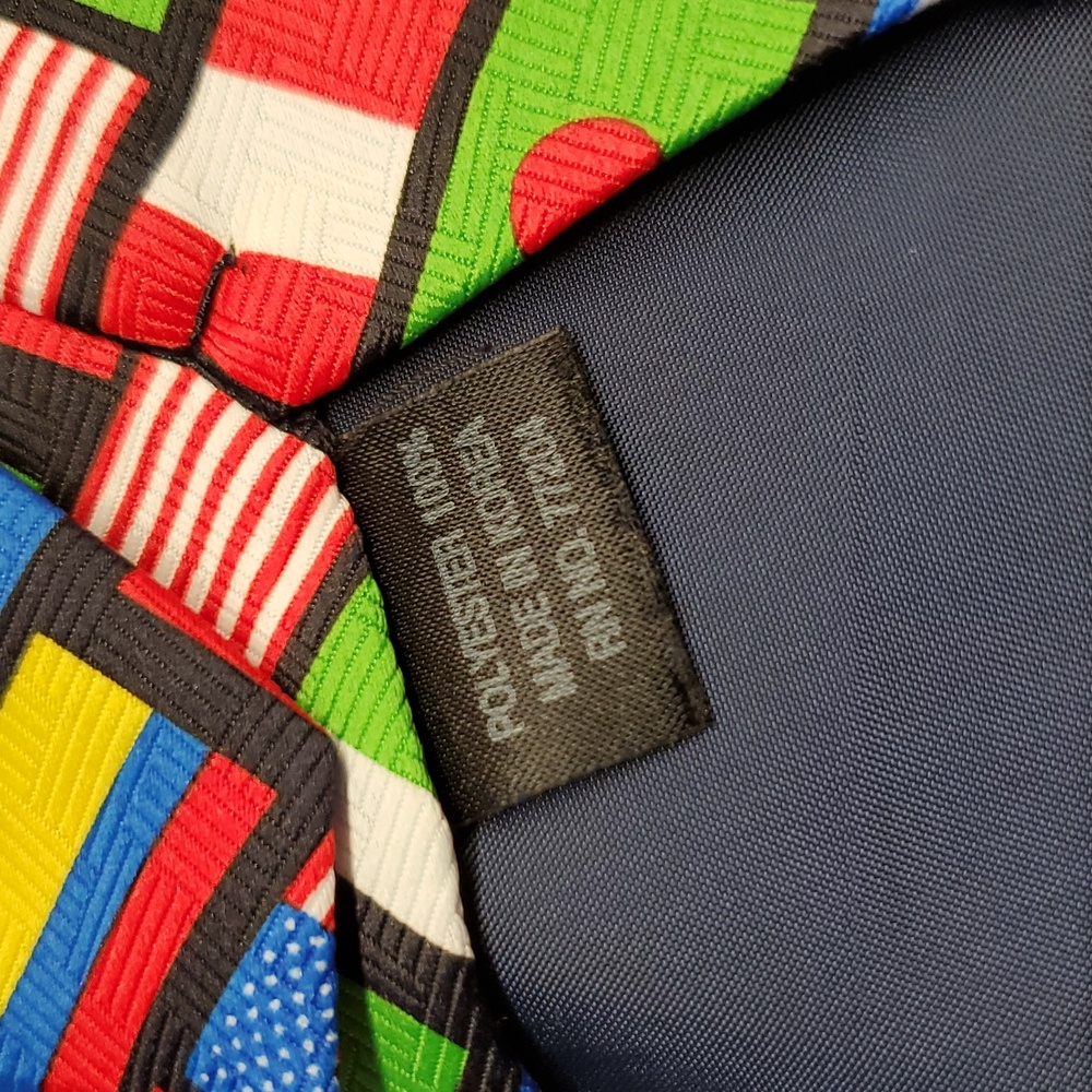 Multicolor Flag Pattern Tie - Picture 3 of 4